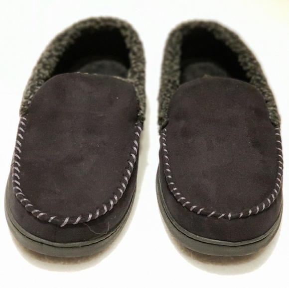 Dearfoams Mens Memory Foam Indoor/Outdoor Slippers - Picture 3 of 7